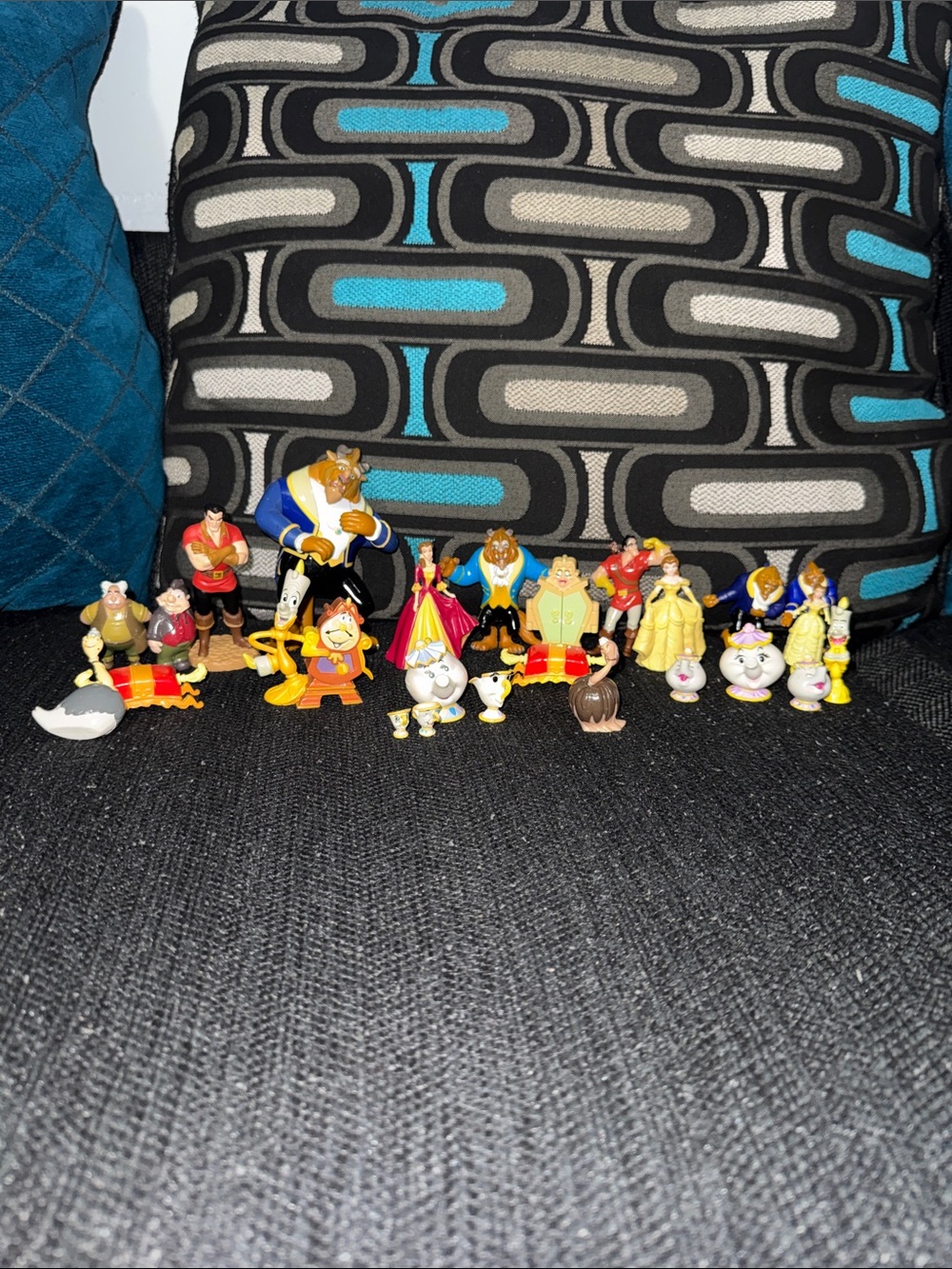 Vintage/rare Disney Beauty and the Beast Toy Figures Lot Bundle